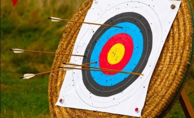 Archery sessions are available at set times