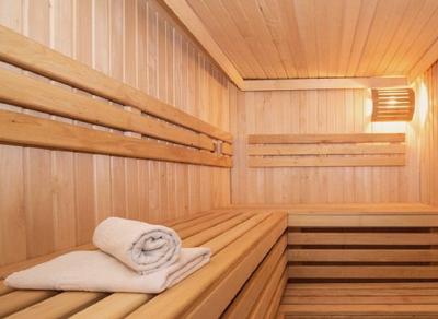 Relaxing Sauna (we also have a steam room)